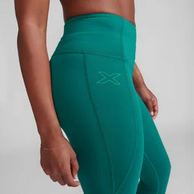 2XU Form Hi-Rise Comp 3/4 Tight-Forest Green/Forest Green-L