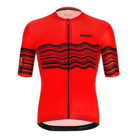 Santini Tono Profilo Jersey-Red