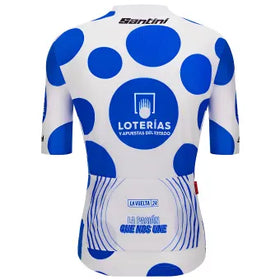 Santini La Vuelta Official Best Climber Jersey-Blue