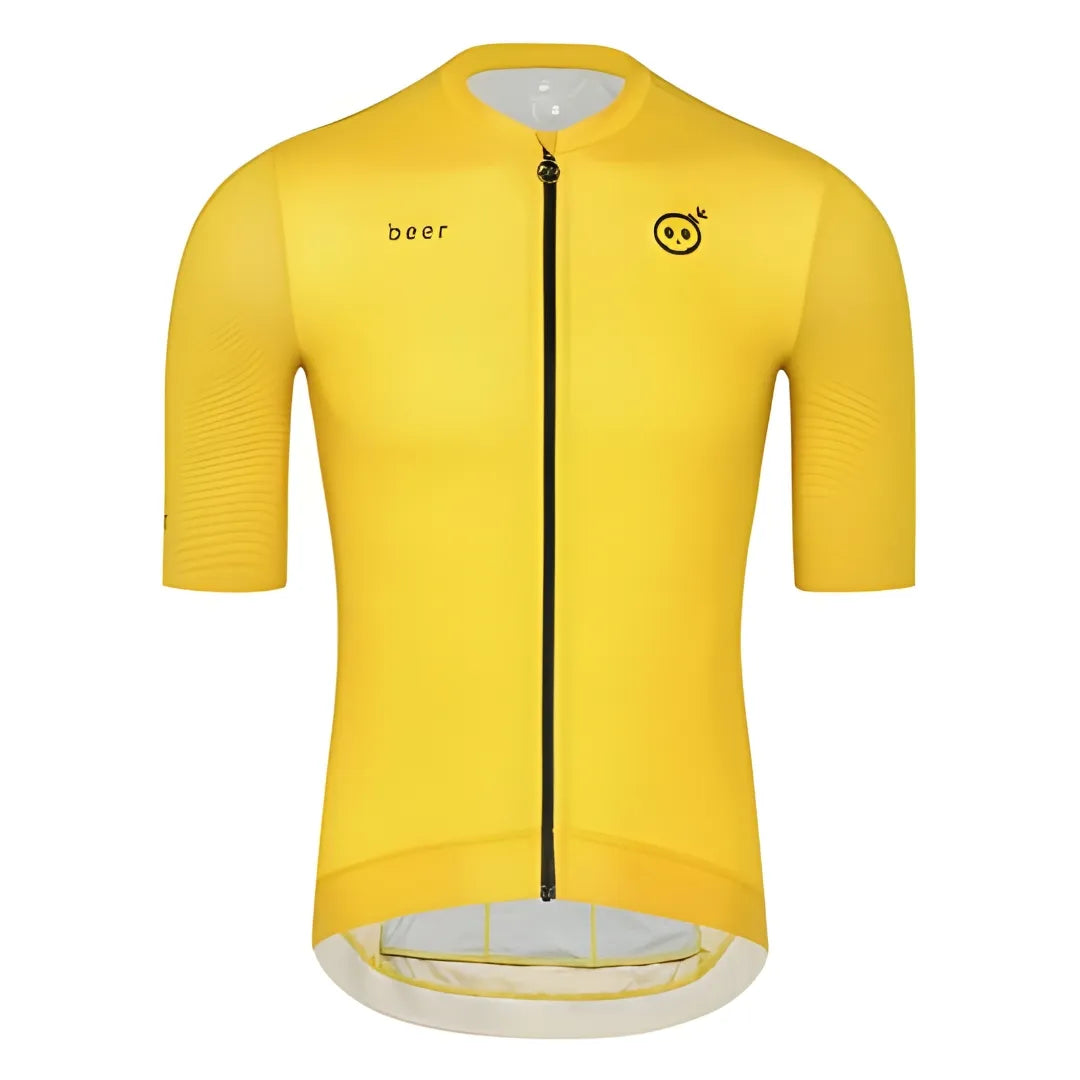 Skull Monton Beer Jersey-Yellow