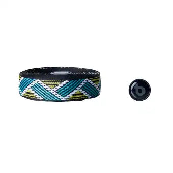 BTP Woven Bartape-Green/White