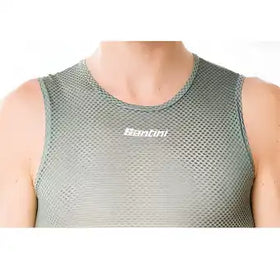 Santini Lieve Baselayer (Sleeveless)-Military Green