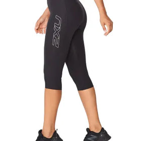 2XU Core Compression 3/4 Tights-S-Black/Silver
