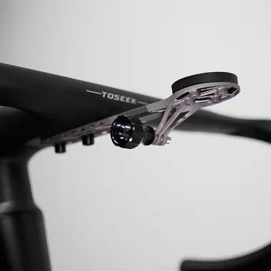 TOSEEK 3D Printed Titanium Alloy Bike Computer Mount – Blue/Purple