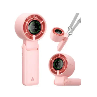 Aecooly Versatile Handheld Fan Halo 02-Pink