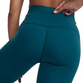2XU Form Stash Hi-Rise Compression 7/8 Tights-L-Deep Jade/Deep Jade