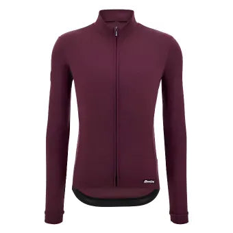 Santini Impetus Long Sleeve Jersey-Burgundy