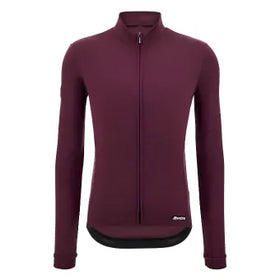 Santini Impetus Long Sleeve Jersey-Burgundy