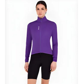 Santini Magic Unisex Packable Waterproof Jacket-Purple