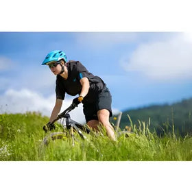 Santini MTB Sasso Jersey-Black/Turquoise