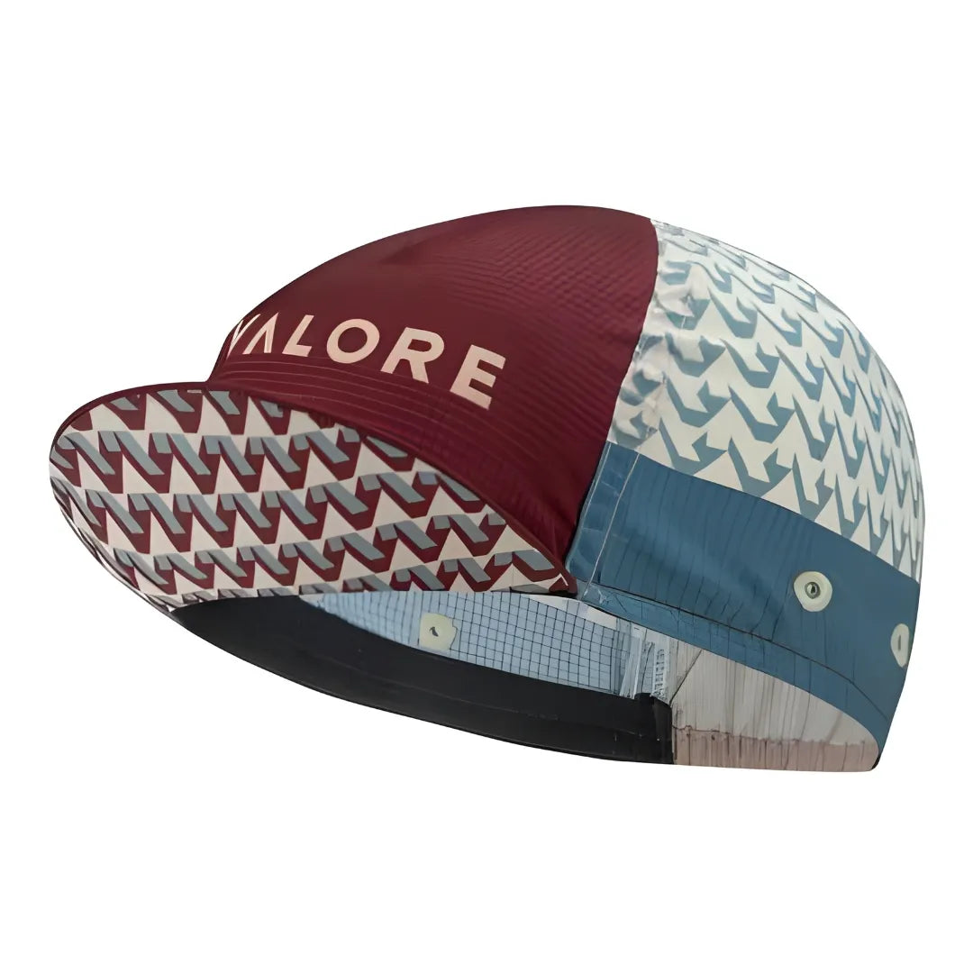 Valore V-Motiva Cycling Cap-Red/Sky