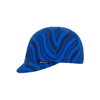 Santini Kinetic Cycling Cap-Royal Blue