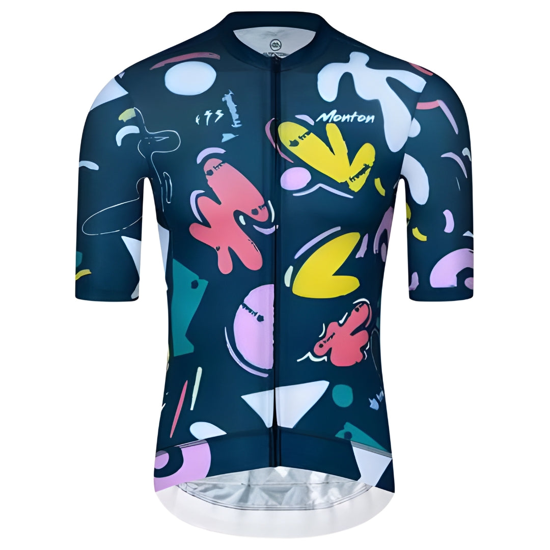 Monton Lifestyle Paint Shape Jersey-Blue