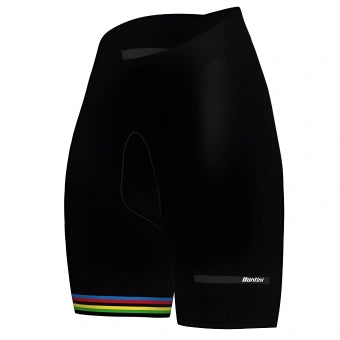 Santini Wmn UCI World Champion Shorts-Black