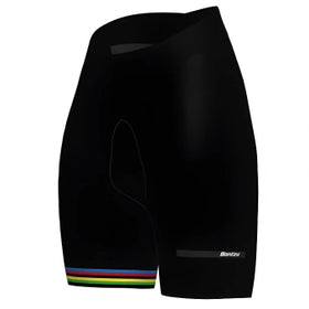 Santini Wmn UCI World Champion Shorts-Black