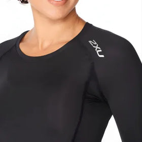2XU Core Compression Long Sleeve-L-Black/Silver