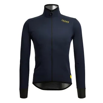 Santini Le Maillot Jaune Rain & Wind Jacket-Navy Blue