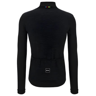 Santini UCI World Champion Mondo Long Sleeve Unisex Jersey-Black
