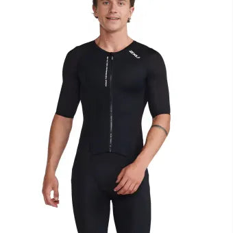 2XU Aero Sleeved Trisuit-S-Black/White