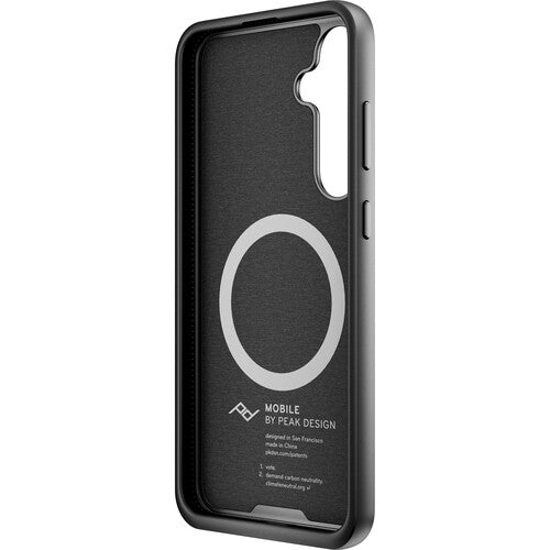 Peak Design Mobile // Everyday Fabric Case // Samsung Galaxy S24+ - Charcoal