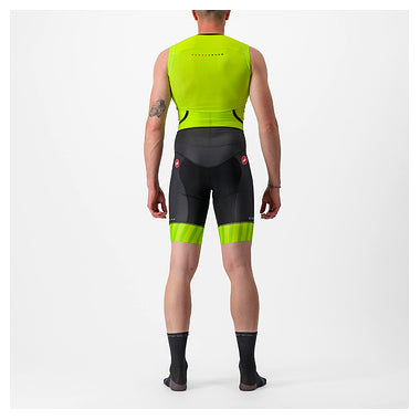 FREE SANREMO 2 SUIT SLEEVELESS-ELECTRIC LIME/NIAGARA BLUE