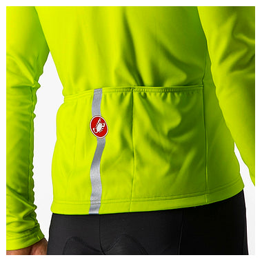 FONDO 2 JERSEY (WINTER)-ELECTRIC LIME/SILVER REFLEX