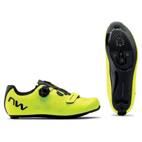 Northwave Storm Carbon 2 Road Shoes-Yellow Fluo/Black