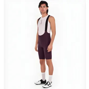 Santini Unico Edge Bibshorts-Burgundy