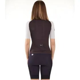 Santini Terranova Pelle Unisex Jersey-Dark Brown