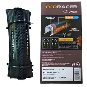 EcoRacer Lite Pro 700C Hybrid Bicycle Tyre, Foldable Tubeless Ready