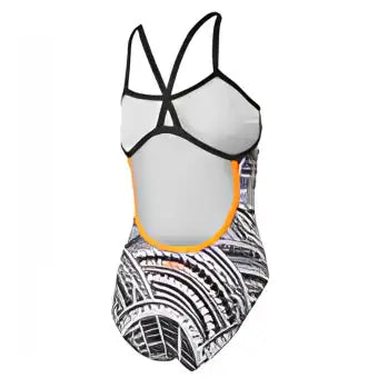 Zone 3 Strap Back Women's Swimsuit (Kona Speed)