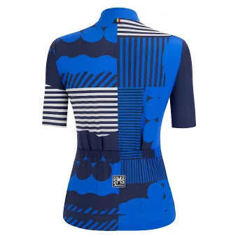 Santini Wmn Giada Optic Jersey-Blue