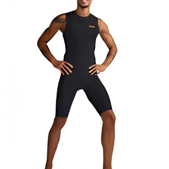 2XU MT6658D Propel Men's Swimsuits (Black/Turmeric)