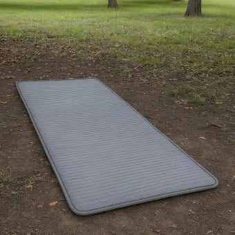 Slim Jacquard Fabic Sleeping Mat, Lightweight Foldable Floor Mat for Yoga, Picnic, Travel & Indoor Use (72x36cm/1 Inch)