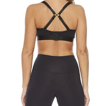2XU Hi Impact Bra-38C-Black/Black
