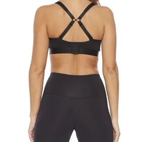 2XU Hi Impact Bra-38C-Black/Black