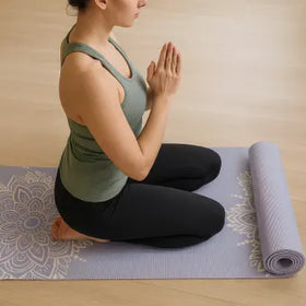 Premium Non-Slip Printed Yoga Mat (Mix Color – 1 Pc)