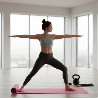 Yoga Mat Eco-Friendly for Fitness & Gym – Non-Slip Exercise Mat (180x60cm)
