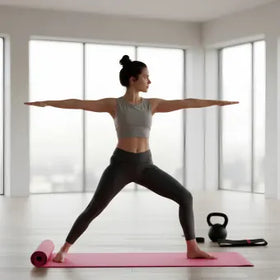 Yoga Mat Eco-Friendly for Fitness & Gym – Non-Slip Exercise Mat (180x60cm)