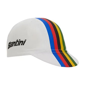 Santini UCI Official World Champion Cycling Cap-White