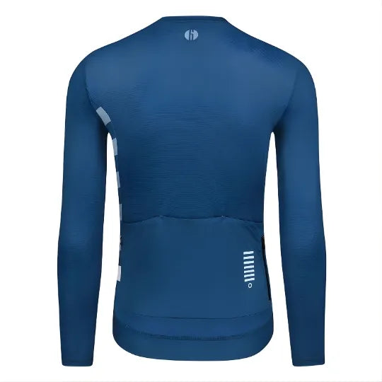 Skull Monton Friday Long Sleeve Jersey-Grey Blue