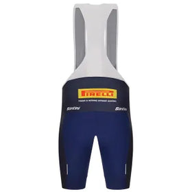 Santini Trek Factory Racing Bibshorts-Navy Blue