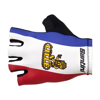 Santini Tour De France Grand Depart Lille Gloves-Print