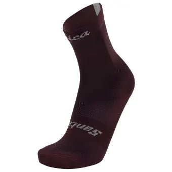 Santini Eroica Quiete Cycling Socks-Bordeaux