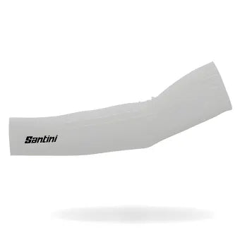 Santini Viper Aero Arm Warmers-White