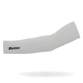 Santini Viper Aero Arm Warmers-White