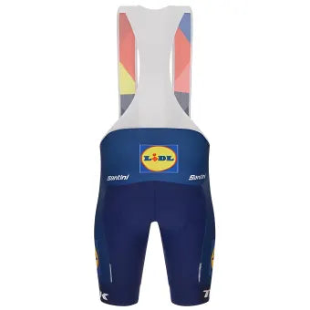 Santini Lidl-Trek Fanline Bibshorts-Blue Marine