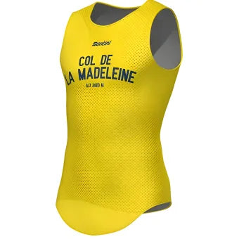 Santini Maillot Jaune Col De La Madeleine Baselayer-Yellow