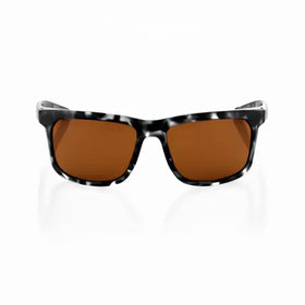 100% HAKAN - Matte Black Havana - Bronze Lens