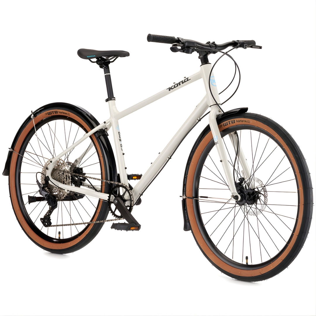 Kona Dew Deluxe Urban Bike-White